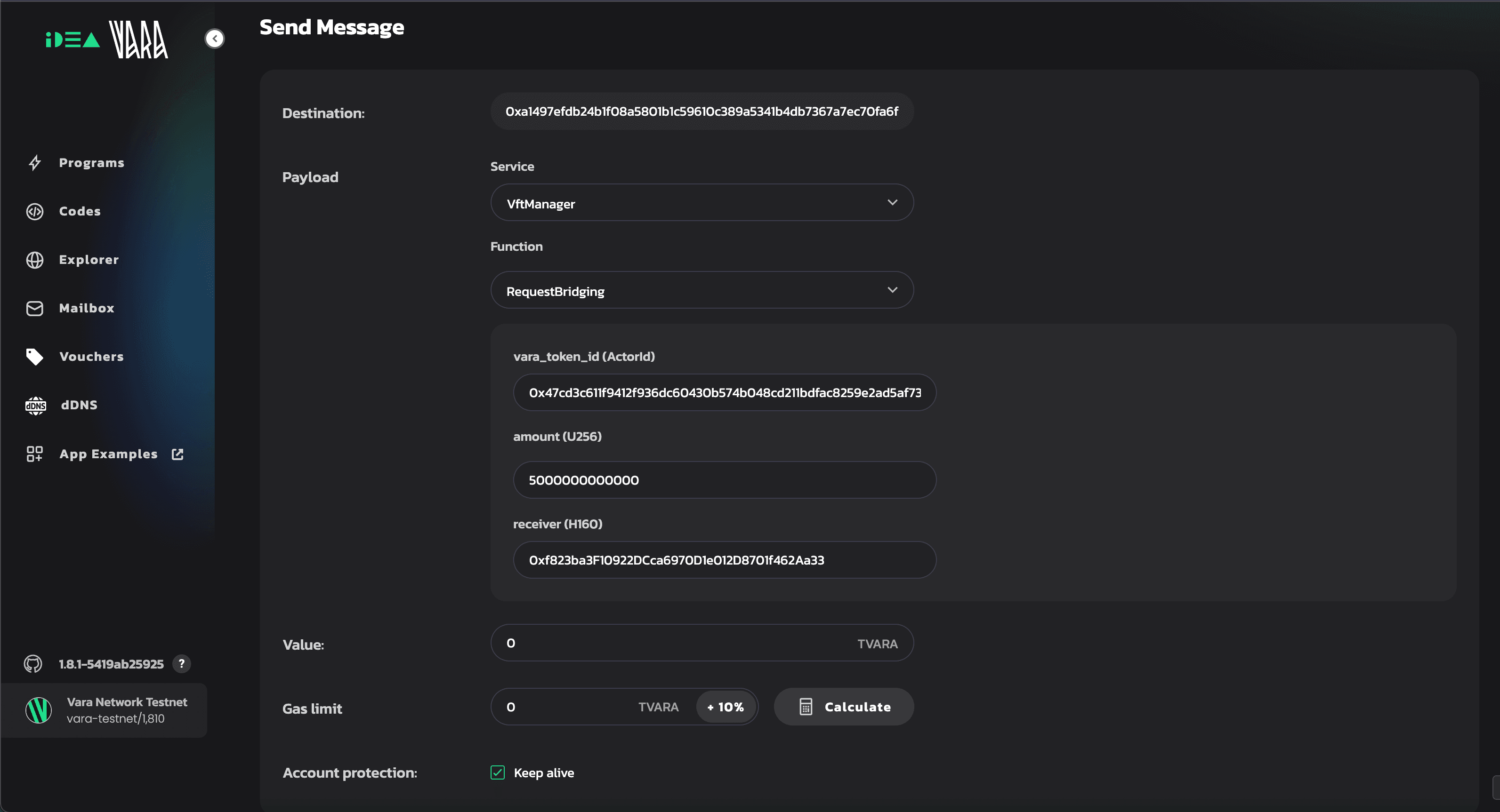 Request TVARA Bridging